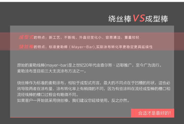 美國(guó)RDS繞絲式刮墨棒與成型式的對(duì)比